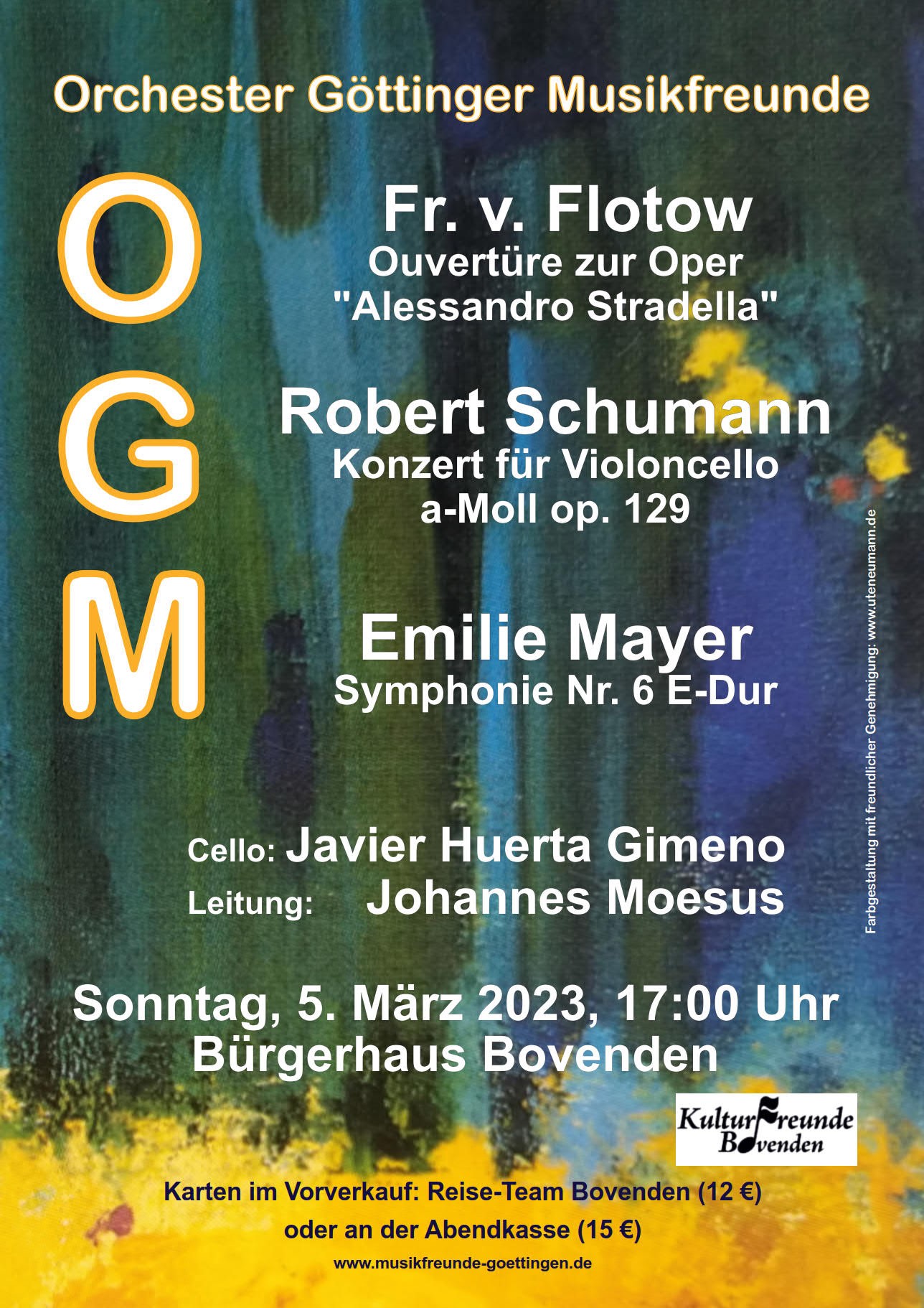 Kulturfreunde Bovenden Orchester Plakat
